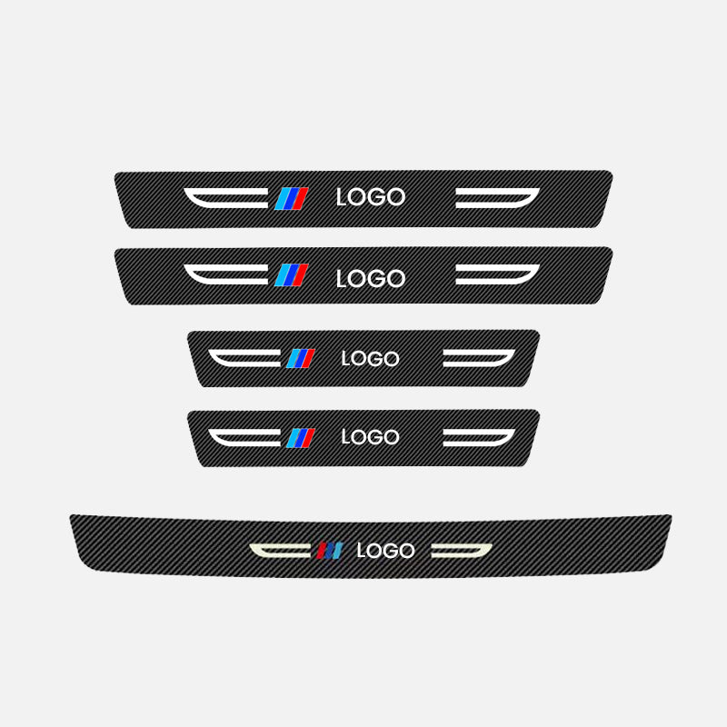 Customized Luminous Carbon Fiber Door Sill Strip