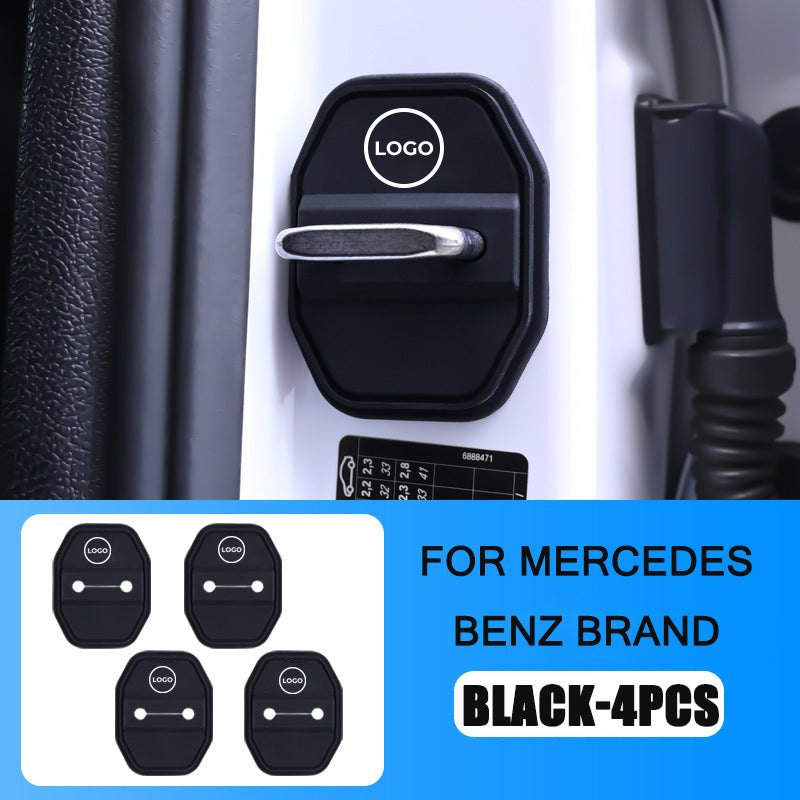 Car Door Latch Silicone Protective Cover (4pcs)