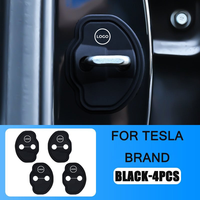 Car Door Latch Silicone Protective Cover (4pcs)