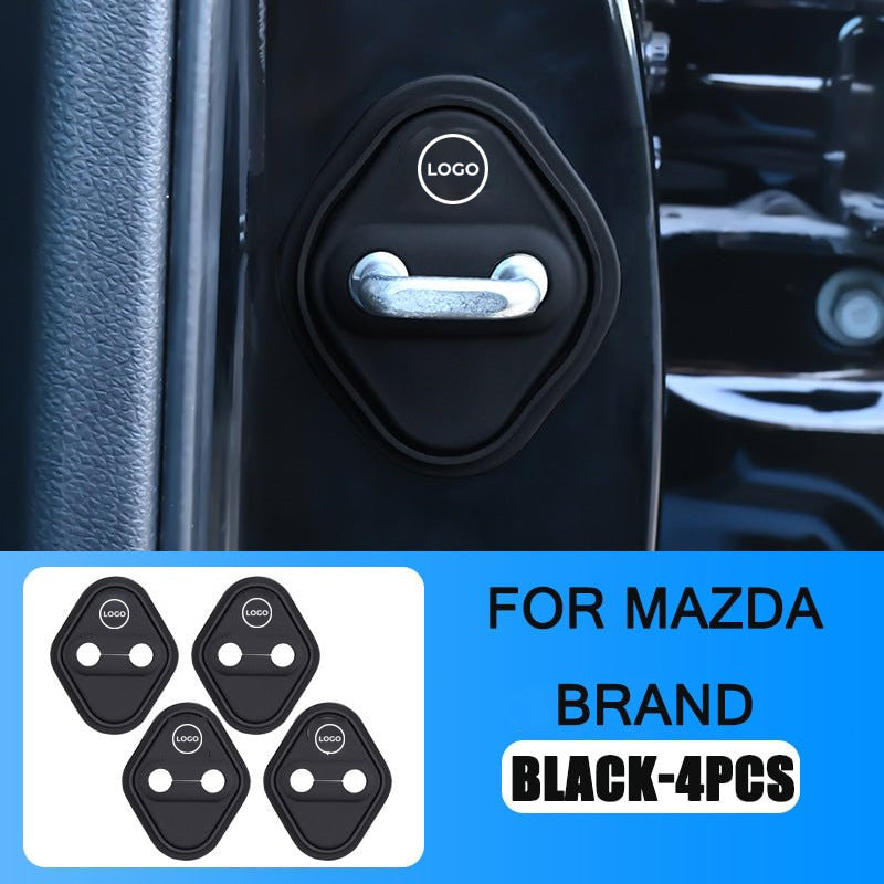 Car Door Latch Silicone Protective Cover (4pcs)