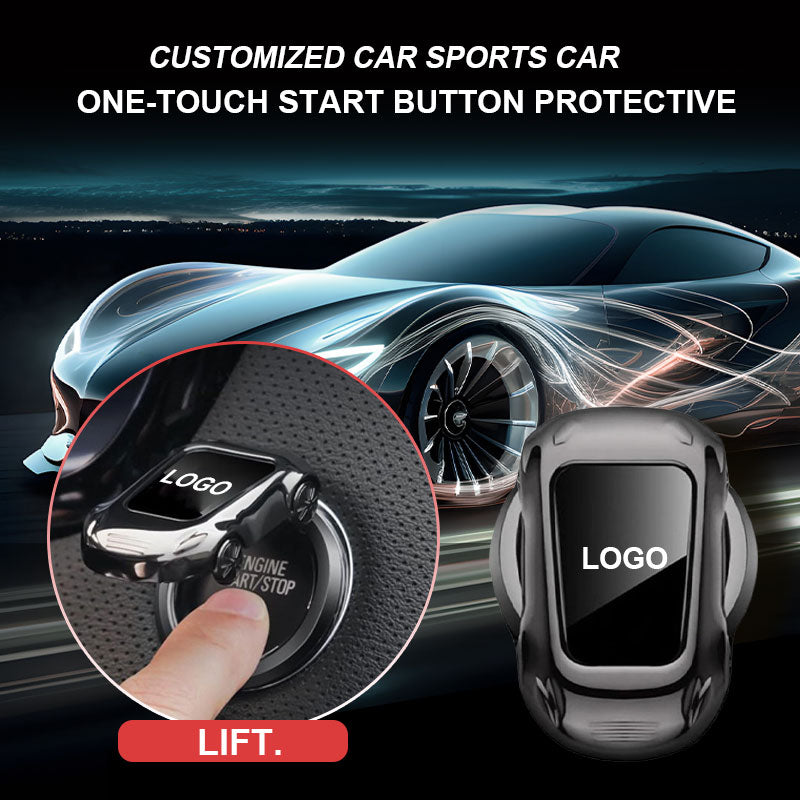 Custom Car Sports Car One-Touch Start Button Protective Cover