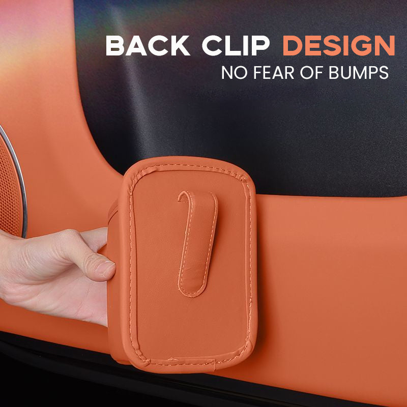 Car door cup holder