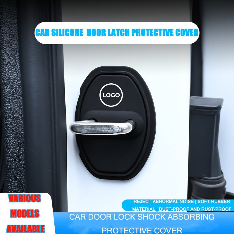 Car Door Latch Silicone Protective Cover (4pcs)