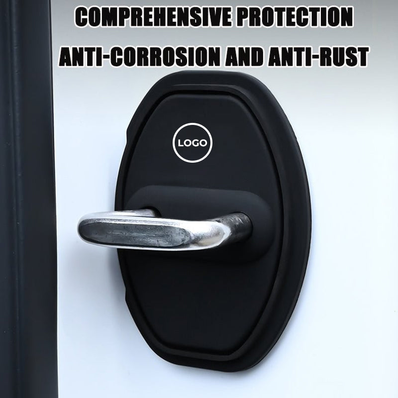 Car Door Latch Silicone Protective Cover (4pcs)