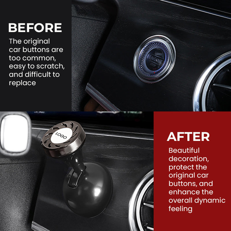 Customize Car Metal One-Button Start Lever