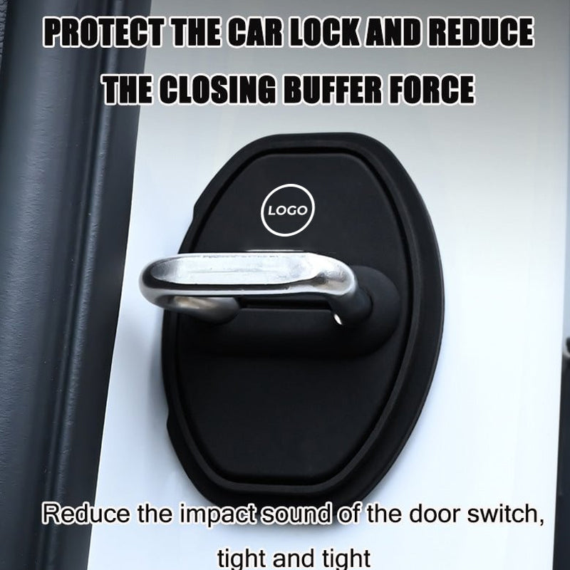 Car Door Latch Silicone Protective Cover (4pcs)