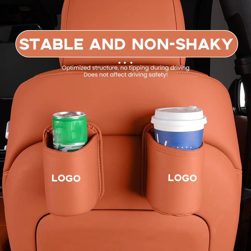 Car door cup holder