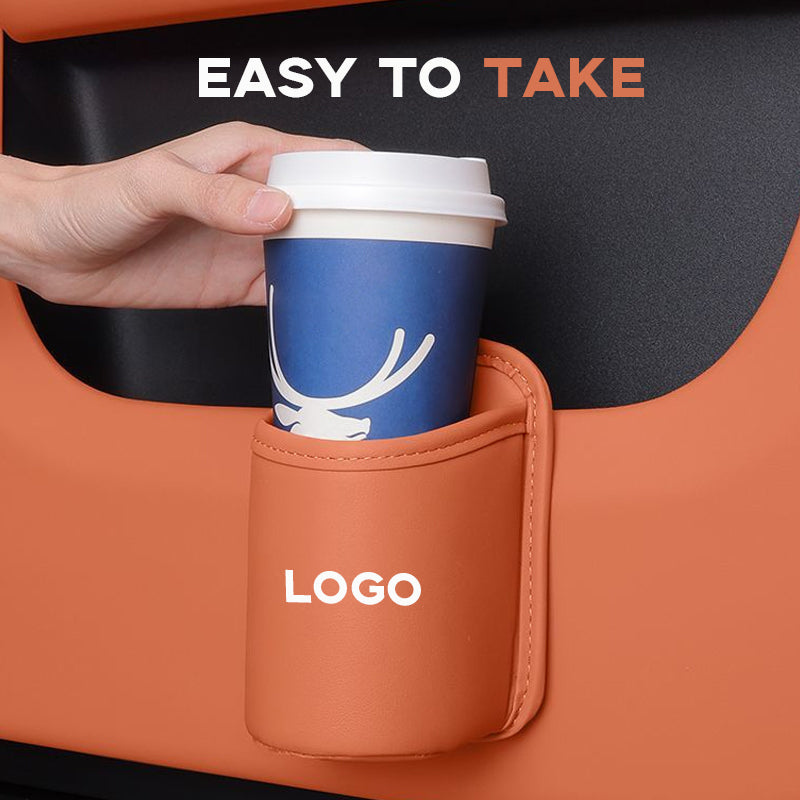 Car door cup holder