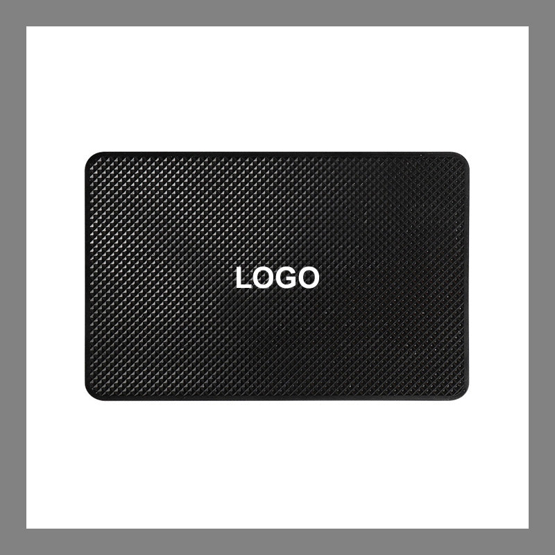 Anti-slip mat with logo for car dashboard