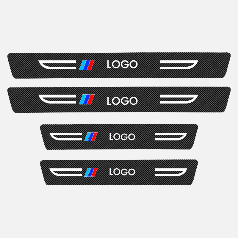Customized Luminous Carbon Fiber Door Sill Strip