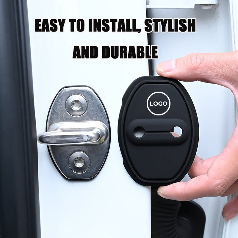 Car Door Latch Silicone Protective Cover (4pcs)