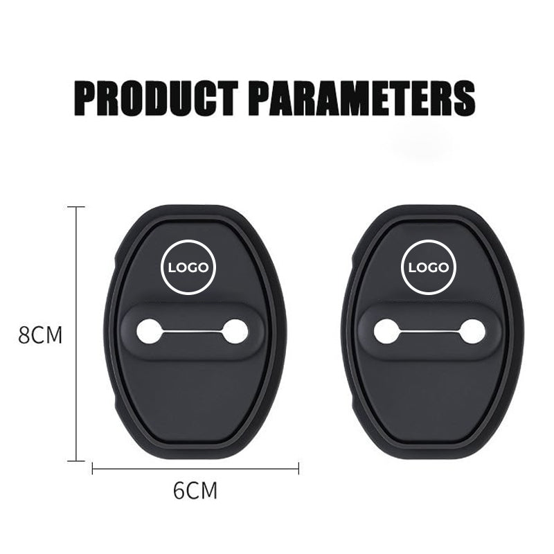 Car Door Latch Silicone Protective Cover (4pcs)