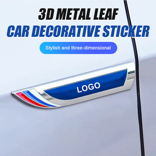 3D Metal Foil Car Decorative Sticker (One Pair)