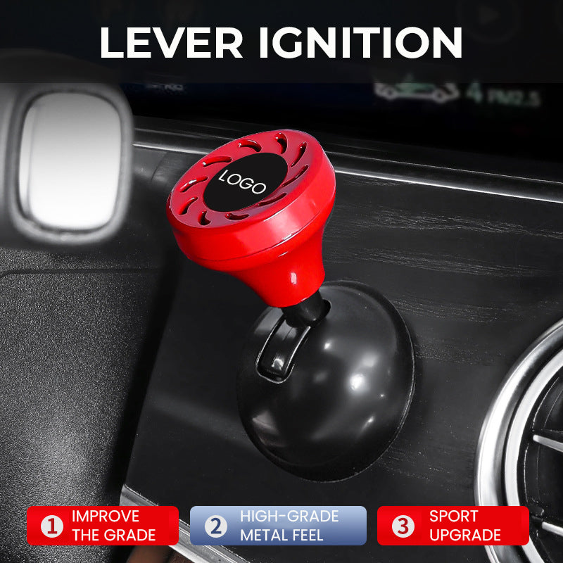 Customize Car Metal One-Button Start Lever