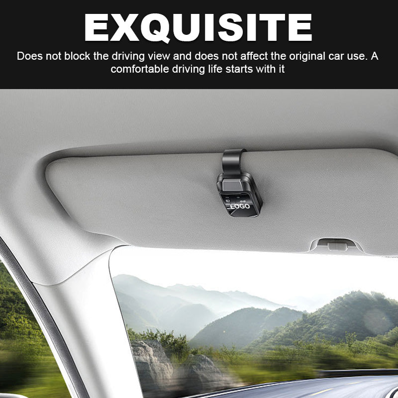 Multifunctional glasses clip for car
