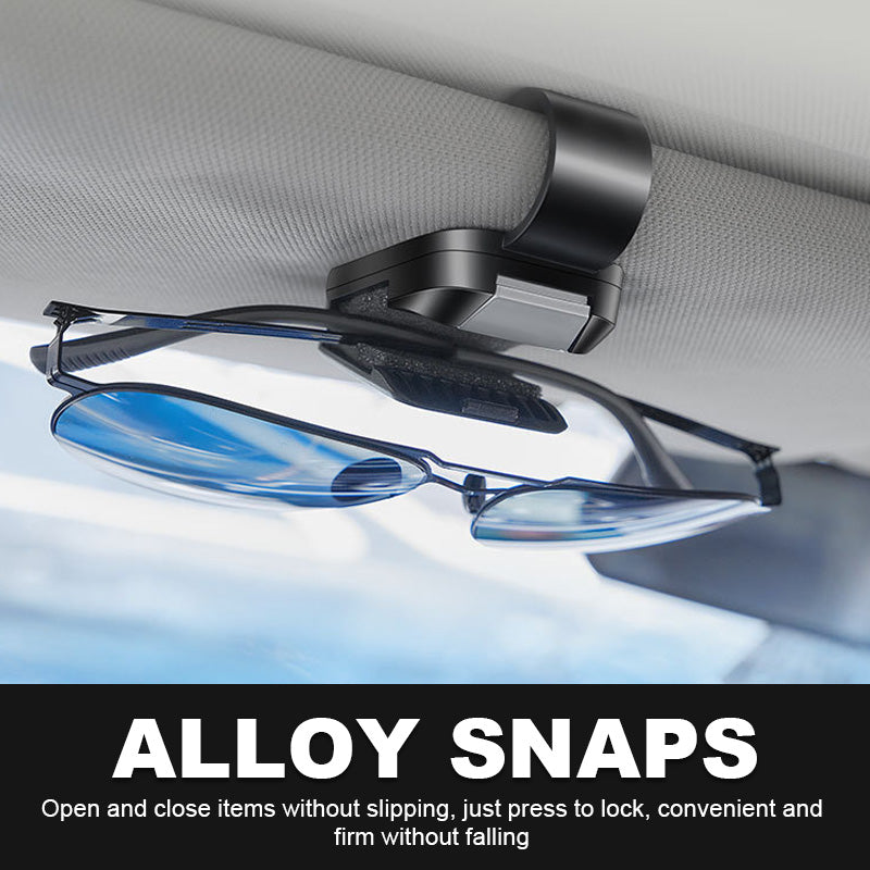 Multifunctional glasses clip for car
