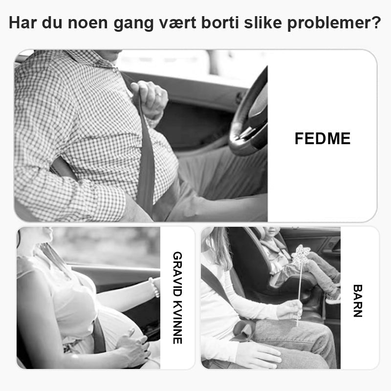 Sports car style seat belt extender