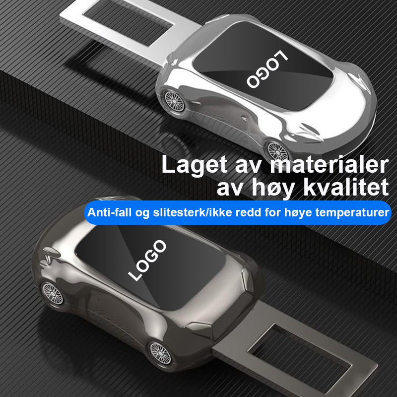 Sports car style seat belt extender