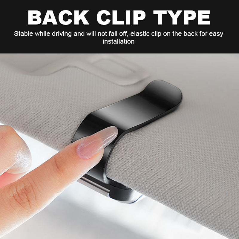 Multifunctional glasses clip for car