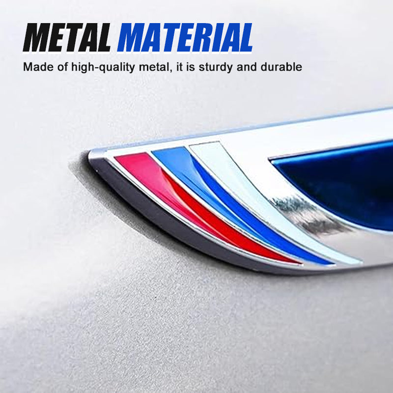 3D Metal Foil Car Decorative Sticker (One Pair)