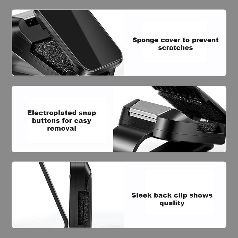 Multifunctional glasses clip for car
