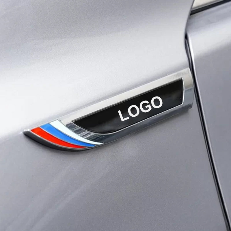 3D Metal Foil Car Decorative Sticker (One Pair)