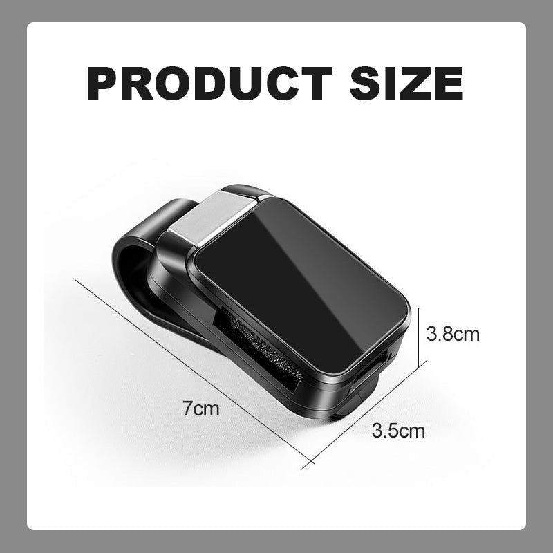 Multifunctional glasses clip for car