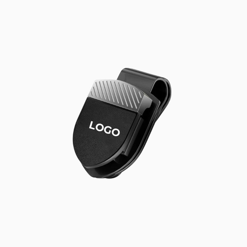 🕶️🚗 AutoClip Custom Logo Sunglasses Holder✨